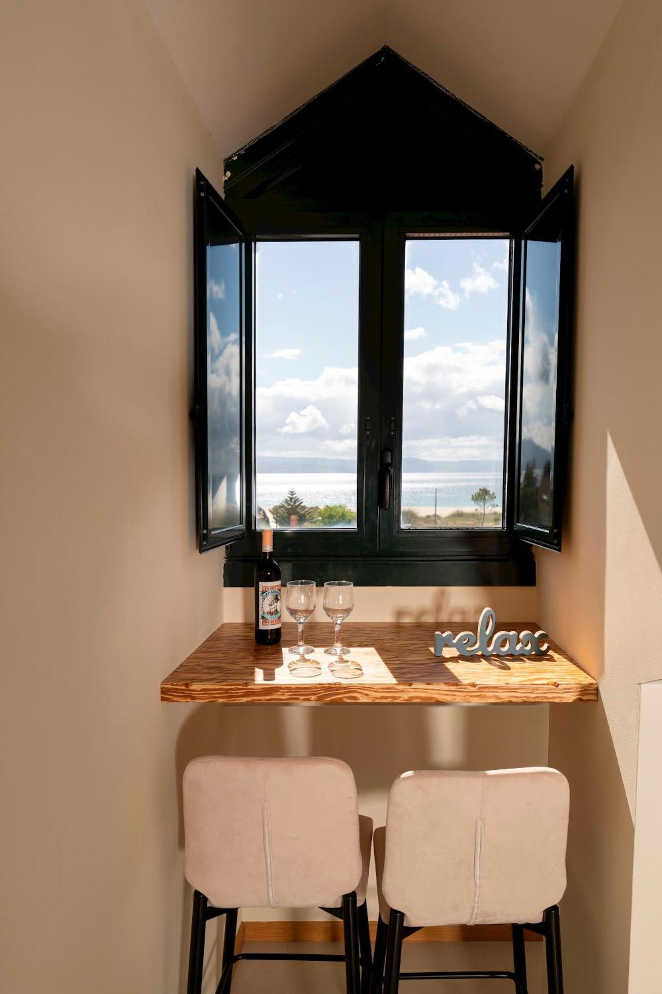 Apartamento Lura De Fisterra Playa De Langosteira En Finisterre Con Vistas Al Mar San Martín de Arriba Екстериор снимка
